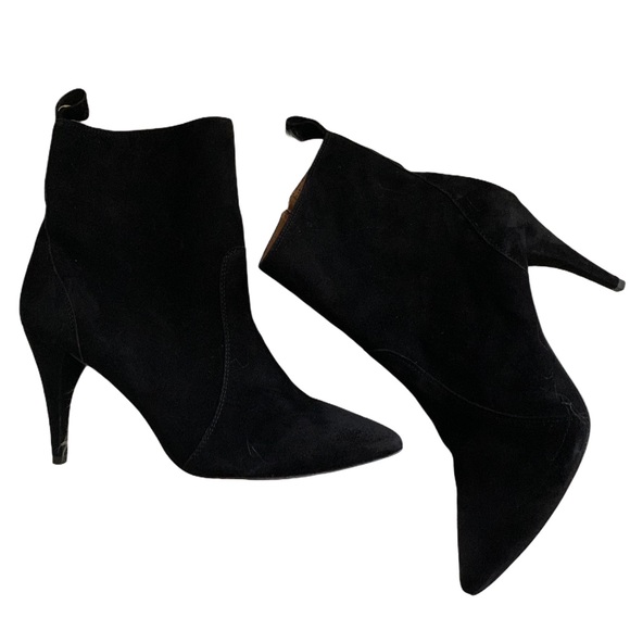 Joie Black Suede Booties - Picture 2 of 12